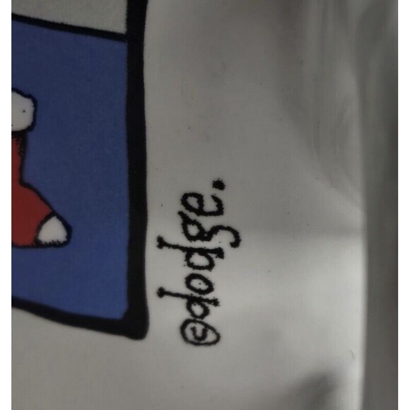 Christmas Soup/Snack Bowl - Stockings Hung By The Chimney - Ursula Dodge - Picture 2 of 4